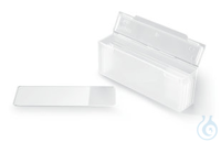 Rotilabo-Versanddose f. Objektträg. 25ST Rotilabo®-Versanddosen, PP, L 80 x B 17 x H 30 mm, f. 5...