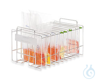 Bag Rack aus Edelstahl | 1 ST Rack aus Edelstahl für 10 Beutel, für Bag Mixer® 400-Serie  Inhalt:...