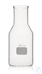 Nährbodenflasche m. Bördelrand 300ml 1ST Nährbodenflasche mit Bördelrand, DURAN®, Höhe 167 mm,...