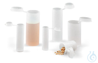 Probenroehrchen 7ml 100ST Probenröhrchen, PE, Ø 22 mm, 7 ml, mit Eindrückdeckel  Inhalt: 100 Stück