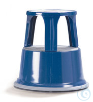 Rollhocker - Metall Blau | 1st Metall-Rollhocker, blau, Höhe 430 mm  Inhalt: 1 Stück