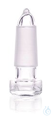 Hohlglas-Stopfen Ns14/23, DURAN 10ST Hohlglas-Stopfen, DURAN®, sechskant, Normschliff 14/23...