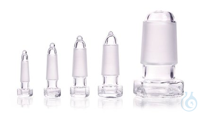 Hohlglas-Stopfen Ns34/35, DURAN 1ST Hohlglas-Stopfen, DURAN®, sechskant, Normschliff 34/35...