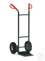 Kistenkarren | 1ST Kistenkarren, schwarz-silber, Stahlrohr, Tragkraft 250 kg  Inhalt: 1 Stück