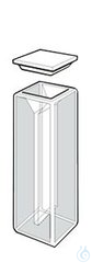 Küvette, Mikro, Quarzglas | 1ST ROTILABO®-Präzisions-Glasküvette, Mikro, Quarzglas, Falzdeckel,...