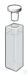 Küvette, Makro, Quarzglas | 1ST ROTILABO®-Präzisions-Glasküvette, Makro, Quarzglas, Stopfen, 3,5...