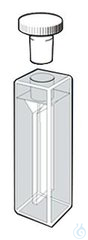 Küvette, Mikro, Quarzglas | 1ST ROTILABO®-Präzisions-Glasküvette, Mikro, Quarzglas, Stopfen, 0,7...