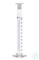 Mischzylinder aus DURAN 500 ml | 2 ST Mischzylinder Klasse B, DURAN®, blau graduiert, Teilung 5,0...