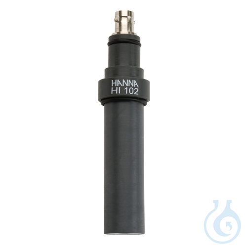 In-line pH Elektrode mit PVC-Gehaeuse, BNC