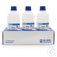 Kalibrierkit, Pufferlösung, technisch, pH 4,01, 7,01, 10,01, je 500 ml Puffer...