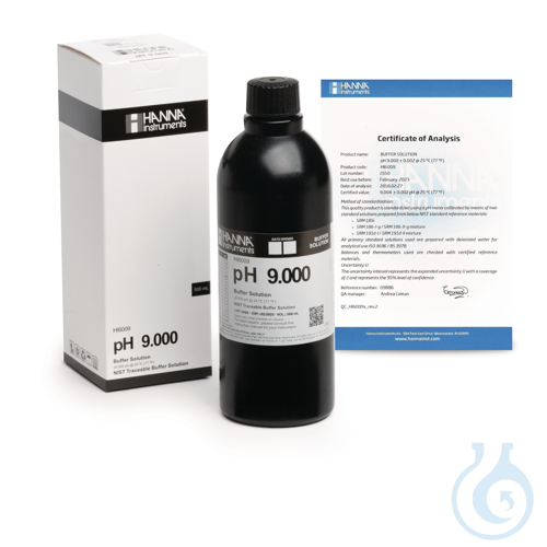 Pufferloesung Millesimal, pH 9,000, 500 ml Flas...