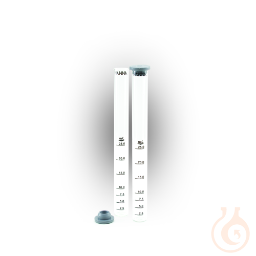 Testkuevetten aus Glas, 25 ml (2 Stueck)