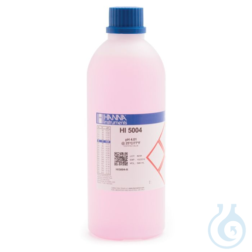 Pufferloesung, technisch, pH 4,01, 500 ml Flasc...
