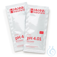 Pufferlösung pH 4,01, 25 Beutel à 20 ml, Analysezertifikat Puffer zur...