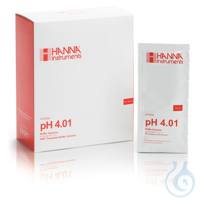 Pufferlösung pH 4,01, 25 Beutel à 20 ml Puffer zur pH-Kalibrierung,...