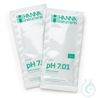 Pufferlösung pH 7,01, 25 Beutel à 20 ml Puffer zur pH-Kalibrierung,...