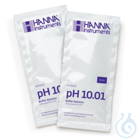 Pufferlösung pH 10,01, 25 Beutel à 20 ml, Analysezertifikat Puffer zur...