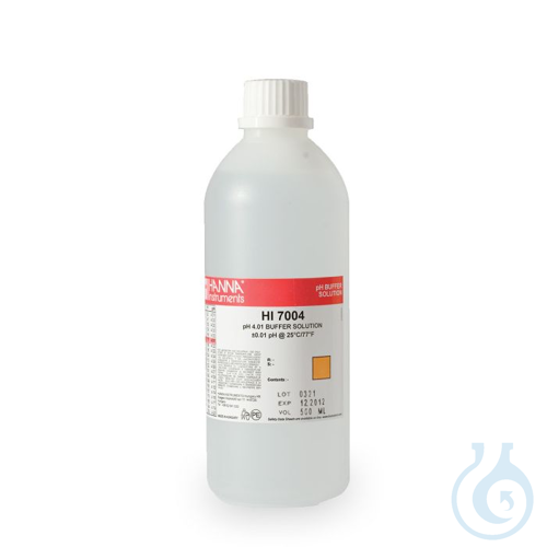 Pufferloesung pH 4,01, 500 ml Flasche, Analysez...