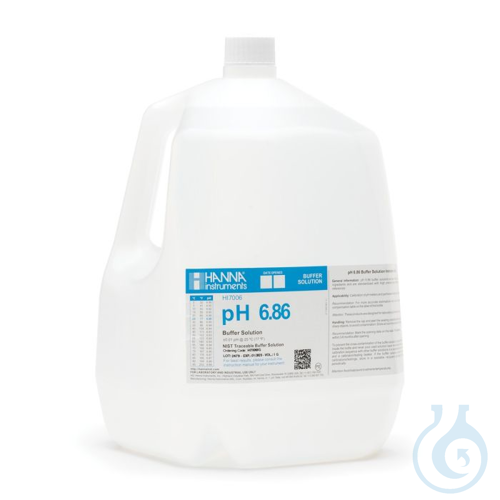 Pufferloesung pH 6,86, 3,8 l Flasche (1 Gallone)