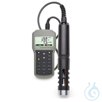 Wasserdichtes Multiparameter-Handmessgerät mit HI7698195/10 Sonde, 10 m Kabel...