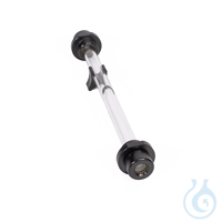 Std Glass tube 200MM Standard Polarimeterr&ouml;hre mit Blasenfang, Glas, L&auml;nge...
