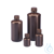 Enghalsflasche aus HDPE, rund, braun, 500 ml, 12 St. Stabile und braune Flasche aus Polyethylen...