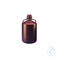 Kanister mit Griffen, HDPE, braun, 10 L Aus Polyethylen hoher Dichte (HDPE), braun, aus reinen...