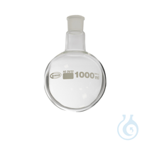 Rundkolben, mit Normschliff, GLASSCO, 24/29, 250 ml Aus hochwertigem Borosilikatglas LBG 3.3....