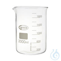 Becherglas, niedrige Form, 150 ml, Premium Line, 10 St.