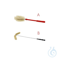 Bürste aus Naturhaar für große Becher, 380 mm Aus Naturhaar.