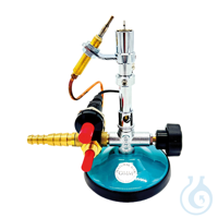 Bunsenbrenner für Erdgas mit Sicherheitsventil und Piezozündung Bunsenbrenner mit Nadelventil,...