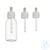 Schraubverschluss mit Tropfenzähler, PP28, für 60 ml Fläschchen, Silikon-Pipette Aus Polyethylen...