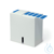 Cryogenic labels, rectangular, for 0,5 ml tubes, white 
