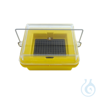 Kühlbox für die PCR (Cooler) Kühlbox aus Polycarbonat (PC) zum Schutz von Enzymen und Lösungen...