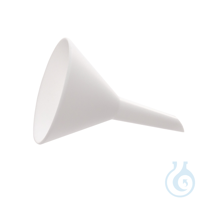Trichter, PTFE, 50 mm Chemisch beständig und inert. Innere Oberfläche glatt und nicht haftend.