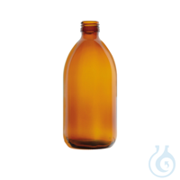 Gewindeflasche, enger Hals, PP28, Braunglas, 30 ml, 156 St. Aus Kalknatronglas Typ III gemäß USP....