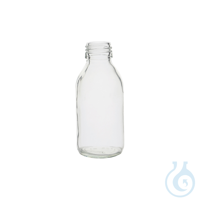 Gewindeflasche, enger Hals, PP28, 60 ml, 127 St. Aus Kalknatronglas Typ III gemäß USP. Zu...
