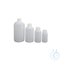 Weithalsflasche aus HDPE, D34, 500 ml, 10 St. Zu verwenden mit D34-Schraubverschlüssen (nicht...