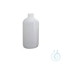 Gewindeflasche aus HDPE, PP28, 500 ml, 10 St. Zu verwenden mit PP28-Schraubverschlüssen (nicht...