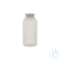 Weithalsflasche, rund, graduiert, mit Sternverschluss, LDPE, 100 ml, 400 St. Mit...