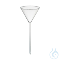 Trichter mit langem Stiel, 105 mm, Premium Line, 6 St. Aus hochwertigem Borosilikatglas LBG 3.3.