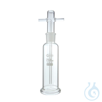 Flasche der Gaswaschflasche nach Drechsel, 250 ml, 29/32 Aus Borosilikatglas 3.3. Das komplette...