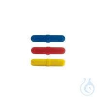 Magnetrührstäbe, oktaedrisch, farbig, gelb, d 8 x L 22 mm, 5 St.