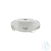 Disposable respirator, FFP2 level, spherical shape with valve, 10 pcs Protection against solid...