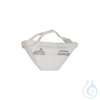 Disposable respirator, with valve, FFP3 level, folded, without valve, 20 pcs Protection against...