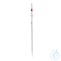 Messpipette, graduiert, Null oben, Sicherheitskugel, Klasse A, 20 ml, 4 St. Pipette, graduiert,...
