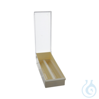 Lagerbox, 100 Objektträger Der transparente Deckel erlaubt die Sicht auf den Inhalt. Bietet 100...