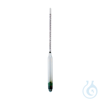 Mostmeter, drei Skalen, 0.980-1.130 g/ml / 0-16°Bé / 3-17% Aus Glas. Das Instrument ermöglicht...