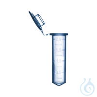 Graduierte Mikrozentifugenröhrchen, rot, 2,0 ml, 500 Stk Frei von menschlicher DNA und geprüft...