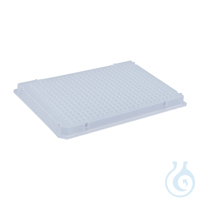qPCR-Platten, weiß-opak, 384 Vertiefungen, 100 Stk. Platten mit 384 Vertiefungen für die qPCR....
